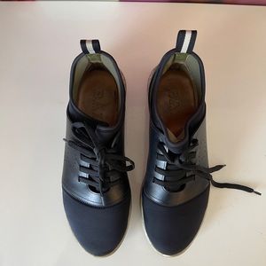 Bally Men's Avro Black Neoprene And Leather Low-top Sneakers